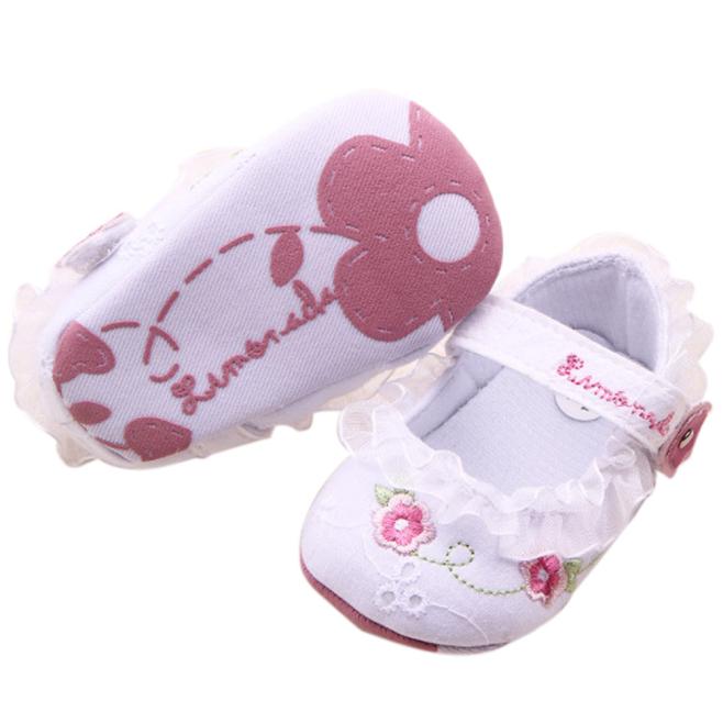 DZT1968 Baby Girl Boy Soft Sole Cartoon Elephant Prewalker Shoes Sandal