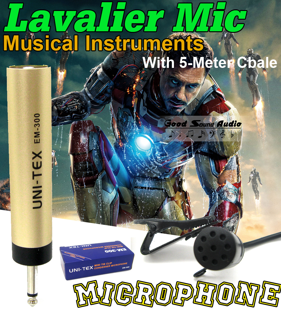 Professional Musical Instruments Lavalier Microphone Clip Tie Lapel Mic For PC Sax Voice Amplifier Megaphone Speaker Mixer Audio Professional Musical Instruments Lavalier Microphone Clip Tie Lapel Mic For PC Sax Voice Amplifier Megaphone Speaker Mixer Audio