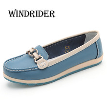 Sale!! 2015 Women Genuine Leather Flats Shoes Woman Cow Split Spring Autumn Fashion Loafers Leisure Slip On Sapato Feminino 5813