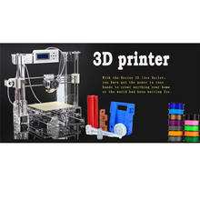 XP WIN 7 size 210*210*240mm High Quality Precision Reprap Prusa i3 DIY 3d Printer kit with 2 Roll Filament 8GB SD card and LCD