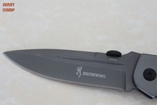 3 7 Browning Knife Folder 440C Steel Pocket Knives edc Tool Close Length with 125mm Camping