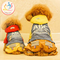 New Arrival warm Winter Puppy Dog Clothes England style Pets coat straps slacks Jumpsuit small big
