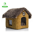 KIMHOME 2016 New Warm Soft Removable Cover Pet House Small Dog Puppy Cat Kennel Teddy House