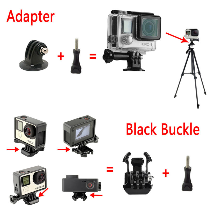 Adapter And Black Buckle with Screw(Tripod-3)