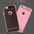 Phone Case For iPhone 7 7 Plus 6 6s Plus Soft TPU Luxury Imitation Leather Design
