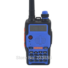 NEW Blue BAOFENG BF E500S Walkie Talkie VHF UHF 136 174 400 520MHz Dual Band Radio