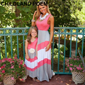 mother daughter dresses bohemian wave striped mom and daughter dress chevron maxi mother daughter matching clothes