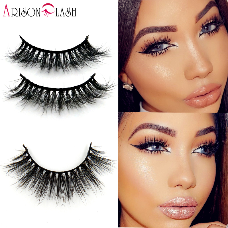 1ps 3d Mink False Eyelashes 100 Real Mink Fur Handmade Crossing Lashes Natural Long D006 Full 0602