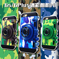 For Apple 6S Korea mobile phone lanyard for iphone6c 6s amouflage camera shell retro stereo fall