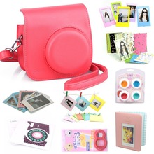 9 in 1 Fujifilm Instax Mini 8 Accessories Bundles(Purple Mini 8 Case/Mini Album/selfie Lens/4 colors Close-Up Lens/3 inch Frame/