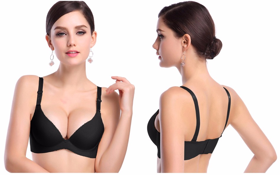 Fashion Sexy Women Bra Adjustable Brassiere Seamless Lingerie Super Push Up Bra 6 Color Plus Size C Cup Strappy Bras For Women Fashion Sexy Women Bra Adjustable Brassiere Seamless Lingerie Super Push Up Bra 6 Color Plus Size C Cup Strappy Bras For Women