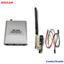 BOSCAM rc fpv av transmitter receiver combo 5.8ghz 500MW 8CH long range wireless audio video quadcopter TX RX for airplane drone