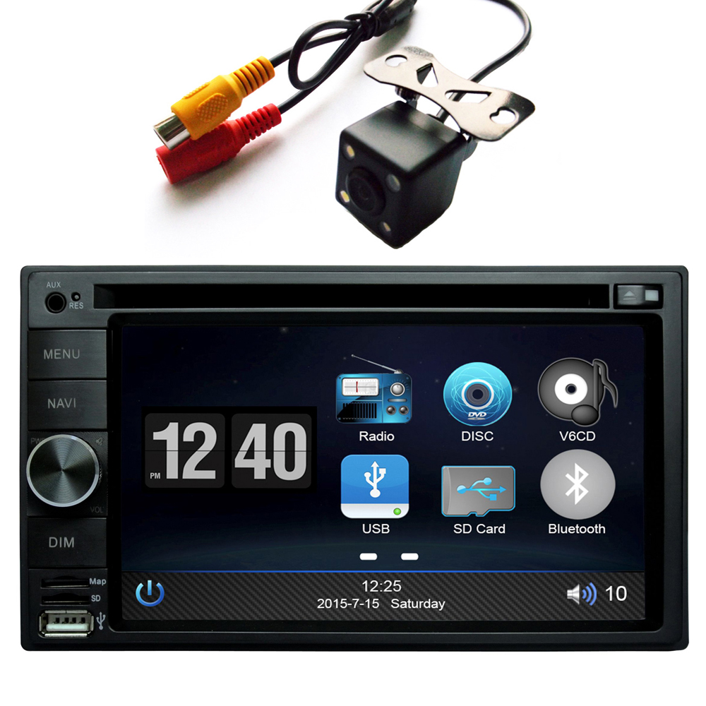 FREE Shiping Camera Car DVD GPS Navigation 2DIN Car Stereo Radio GPS Bluetooth USB/SD Universal Player Multi-color Backlight 352 FREE Shiping Camera Car DVD GPS Navigation 2DIN Car Stereo Radio GPS Bluetooth USB/SD Universal Player Multi-color Backlight 352
