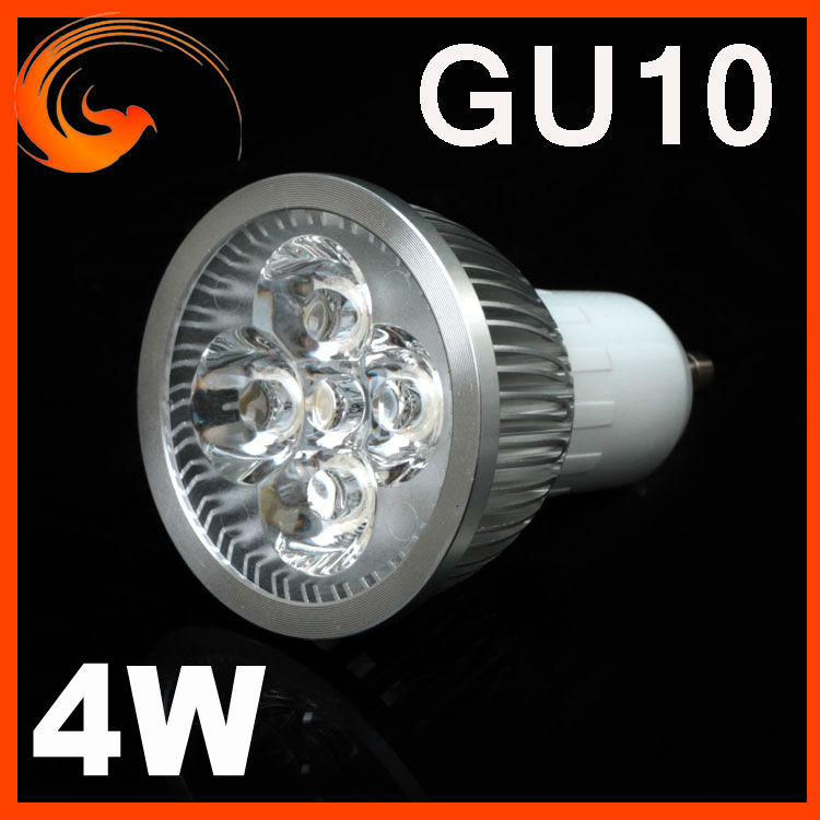 5PCS 4W  GU10 AC85~265V White/Warm white LED Bulb Light Spot Light LED Light Lamp Epistar LED tube Super bright indoor
