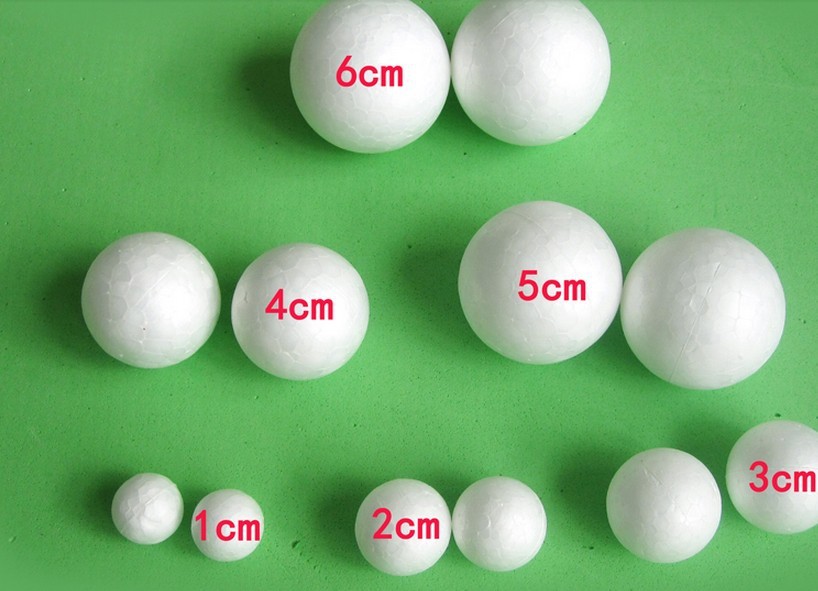 DIY manual material,Diameter 5cm foam balls,Styrofoam balls,wedding