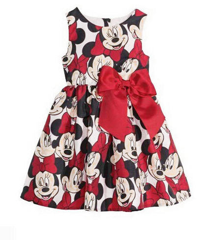 Vestidos de Minnie Mouse menina de vestido de bebê Casual ...