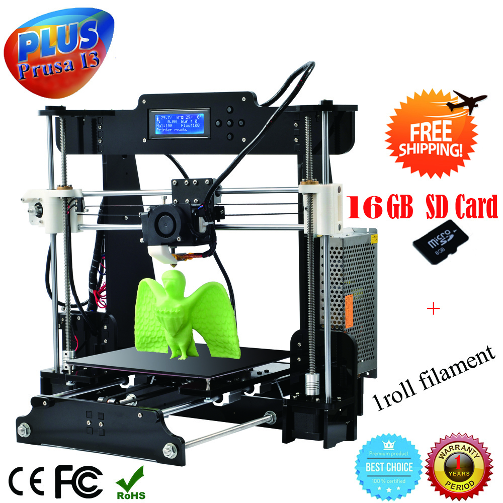 High Precision LCD Screen Reprap Prusa I3 DIY 3D Printer 3 D impressora KIT 3d Printers