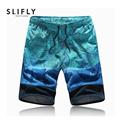 Summer Men s Cotton Beach Shorts Leisure Loose Shorts 2016 New Color Patchwork Fashion Thin Section