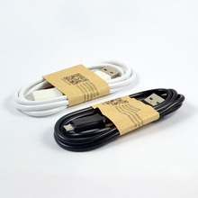 Black/white Micro USB Cable Data sync Charger cable For HTC M7 Samsung galaxy i9300 S4 Free Shipping