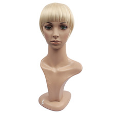 Aliexpress Blonde Synthetic Hair Bang 35g Free Shipping Clip On Bangs For Black Both Side Longer Hairpiece Fringe Hair Bang
