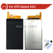 Replacement Black LCD display touch screen with digitizer assembly For HTC Desire 510 D510