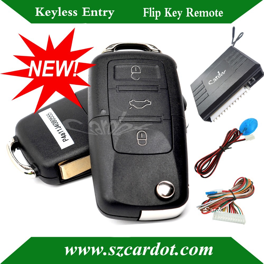 Buy NEW keyless entry with OEM VW flip key remotes