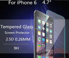 2016 NEW For Alppe iPhone 6 4.7 Inch Premium Tempered Glass Screen Protector for iPhone 6 6S Toughened protective film