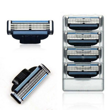 2016 Free Shipping 4pcs/lot Blades Shaving Razor Blades for Men Gilett Mache 3 Power Shaver Blades