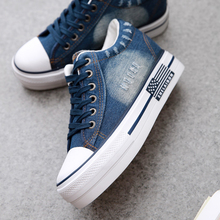 2016 spring summer fashion Breathable female platform women shoes ladies joker canvas shoes women casual shoes Height Increasing
