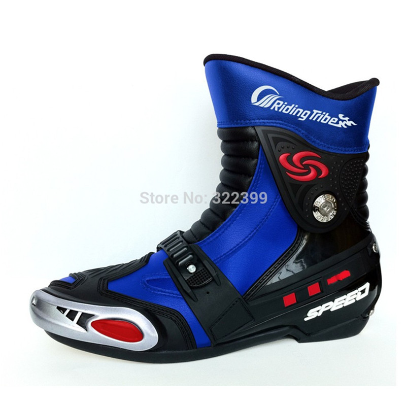 PRO-BIKER motorcycle riding men motorcycle road racing shoe boots shoe boots wear microfiber leather sole plate