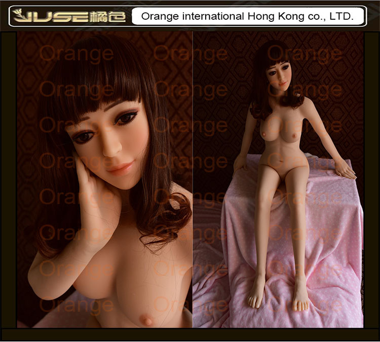 2015 New 138cm full silicone sex doll japanese cheap lifelike love sexy doll with skeleton real