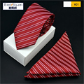 Formal Business Men Tie Brand Necktie Groom Gentleman Ties Wedding Party Formal Solid Pocket towel Slim