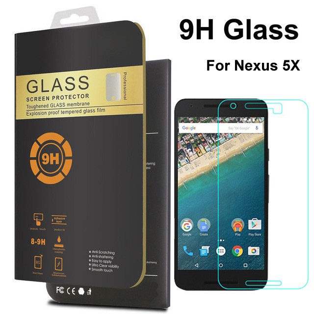 For Google Nexus 5X Screen Protector 0.26mm Front Premium Tempered Glass For LG Nexus 5X Nexus 5 2015 Ultra-thin Protective Film