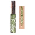 Fashion Women 6 Multi colours Long Lasting Waterproof Makeup Glitter Eyeshadow Shimmer Liquid Eyeliner Christmas Gift