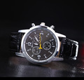 Low price relojes men watch Leather strap Military watches Mens Business Quartz watch Casual wristwatches relogio
