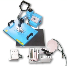 5 In 1 combo heat transfer machine t shirt heat printing machine