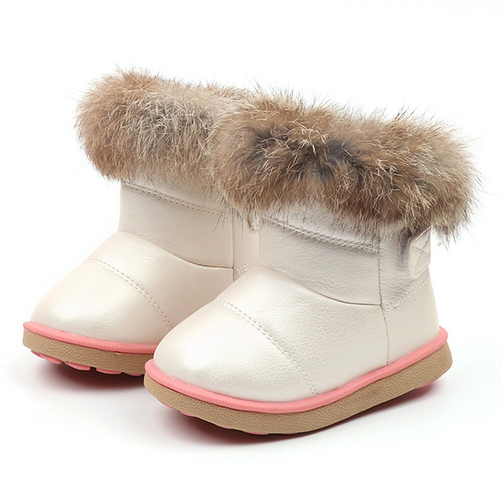 ホット販売冬の子供ベビーベビー男児子革冬のブーティーため暖かい雪の靴ブーツ bady 子供| | - AliExpress