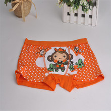 S371 4 Free Shipping Child Underwear Monkey Print Multi Color Kids Pants Boy Girl Cotton Panties
