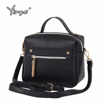 YBYT brand 2018 new fashion casual PU leather solid women handbags hotsale ladies shopping bga shoulder messenger crossbody bags