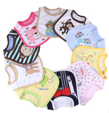 2015 New Cotton Brand Baby Bib Infant Saliva Towels Baby Waterproof Bibs Newborn Wear Cartoon Accessories