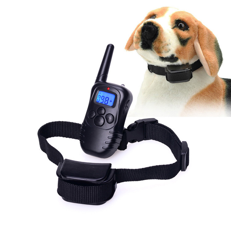 Dog Trainer 300M Waterproof Rechargeable LCD Remote Pet ...
