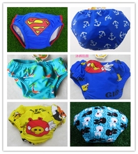 Swim Diaper Real 2015 Baby Swimming Trunks Spandex Material Cartoon Design For Boy And Girl 0-2 Years Free Shipping Or Dhl Tnt