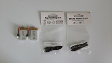 Hubsan h107c spare parts main blades motors 3.7v 380mah batttery for h107c hd upgrated remote control drone 310b quadcopter