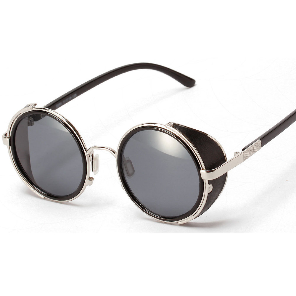 Steampunk Round Frame Mens Sunglasses Steampunk Round Frame Mens Sunglasses