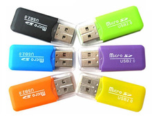 5Pcs/Lot Portable USB 2.0 Adapter Micro SD SDHC Memory Card Reader/Writer Flash Drive