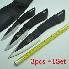 ( 3 in 1), Pocket Knife Tactical Fixed Blade Knife Survival Outdoor Hunting Camping Knives Knife tools + Sheath
