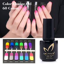 Temperature Change Beauty Nail Gel Nail Polish Gel Varnish unhas de Gel Lacquer Gel Paint for Nails Glue UV Lamp(DF25~DF48)
