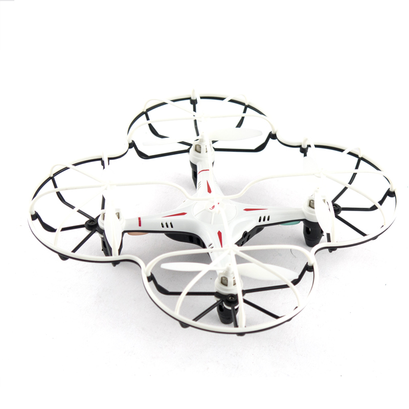 Happycow777-377 Inverted Flight RC Quadcopter 2.4G 4CH 6Axis Mini Helicopter Headless Mode Drone With Light Remote Control Toys
