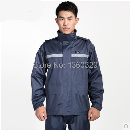 Red Black font b Burberry b font men Woman Raincoats Waterproof Outdoor Rain Jacket Pant Thickening