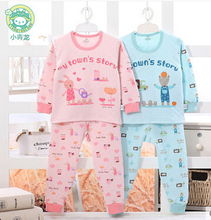 Hot baby clothing kids pajama sets pyjamas for girls sleepwear 100%cotton Full-sleeved 2T~12T children’s sleepwear Free shipping